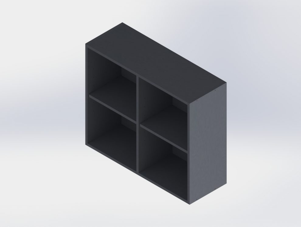 Charcoal Gray Upper1 No Door